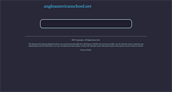 Desktop Screenshot of angloamericanschool.net