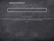 Tablet Screenshot of angloamericanschool.net